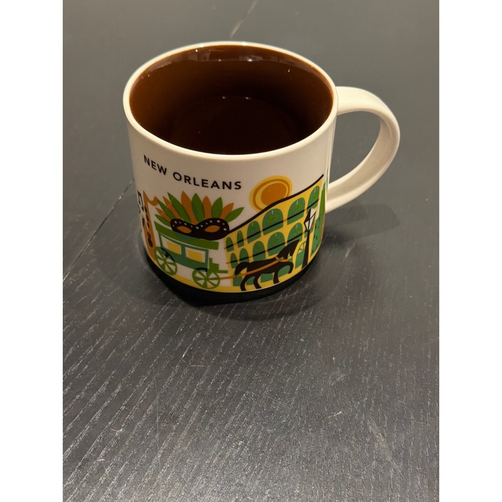 Starbucks You Are Here Collection New Orleans Mug 14oz 2017 NOLA Coffee Cup